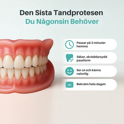 DentalFit™ Specialanpassade Fullfunktionella Tandproteser