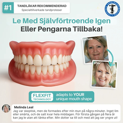 DentalFit™ Specialanpassade Fullfunktionella Tandproteser